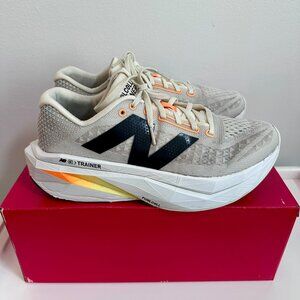 New Balance FuelCell SuperComp Trainer v3 Unisex Running (Beige/Orange) 10 Wide